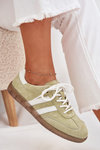 Low Leather Women's Sneakers Lime Ismina