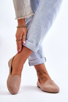 Classic Suede Ballerinas Beige Nash