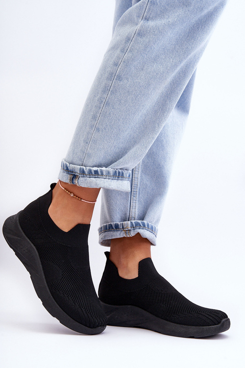 Women's Slip-On Sport Shoes Black Claris