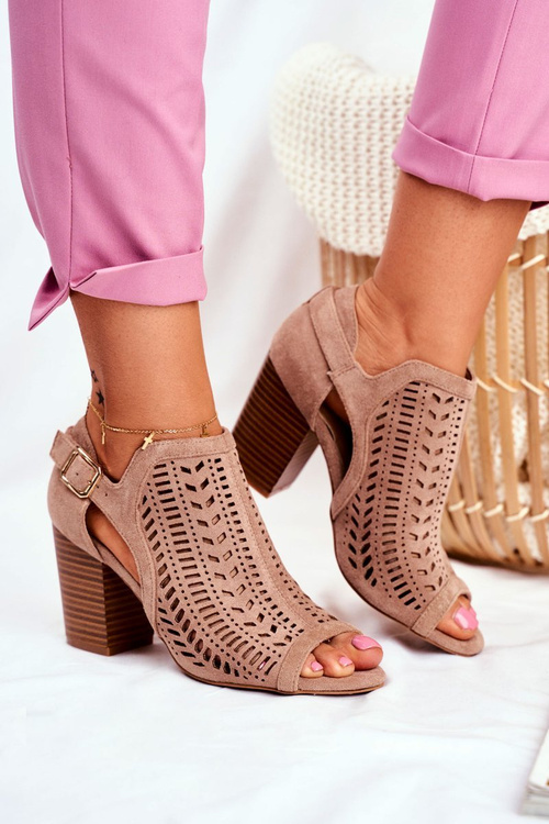 Women’s Boots with cut suede spring Beige Beyond Us