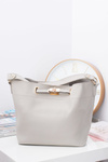Grey Women's A4 Shoulder Handbag