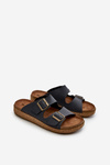 Light Comfortable Men's Flip-Flops with Buckles Inblu MT000016 Navy
