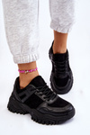 Buty Sportowe Sneakersy Modne Czarne Frezio
