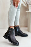 Flat Insulated Ankle Boots Black Kerima