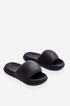 Women's Lightweight Foam Platform Slippers Black Milton
