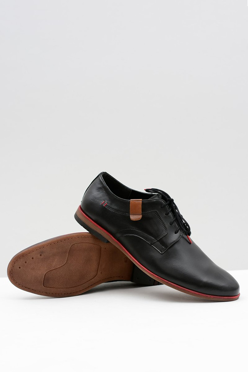 Men's Bednarek Elegant Leather Shoes Black Nikolas