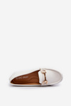Women's Classic Eco Leather Moccasins White Demese