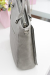 Monnari Grey Classic Urban Bag with Rivets
