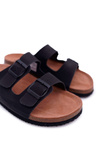 Men's Flip Flops With Buckles Big Star Black DD174605