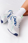 Buty Sportowe Memory Foam Big Star Biało-Zielone HH274810 