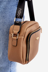 Crossbody Bag Made of Eco Leather NOBO BAGP990-K015 Brown