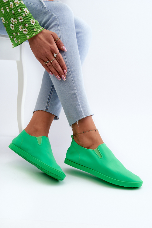 Women's Sneakers Slip-On Green Lovinia