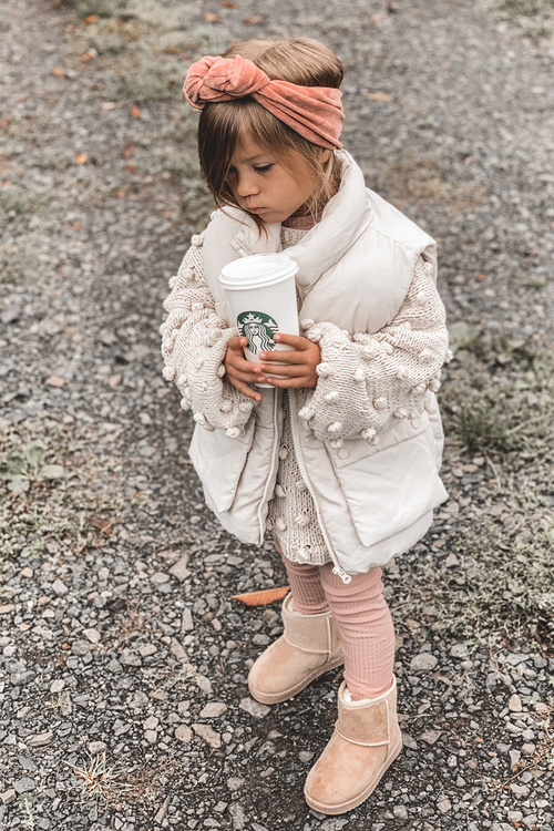 Children's Insulated Snow Boots Beige Gooby