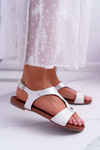 Women's Flat Sandals White Verner