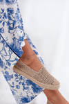 Espadryle Damskie Z Plecionką Beżowe Vinceza 13625