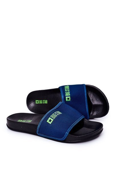 Men's Slippers Big Star DD174708 Navy Blue