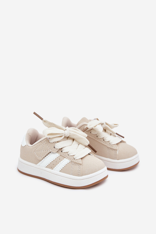 Dziecięce Sneakersy Buty Sportowe Beżowe Zerisa