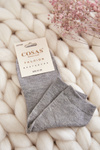 Women's Cotton Socks With Shiny Thread Cosas Grey