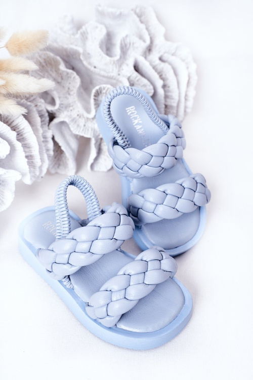 Children's Sandals With Drawstring Blue Cutie-Pie