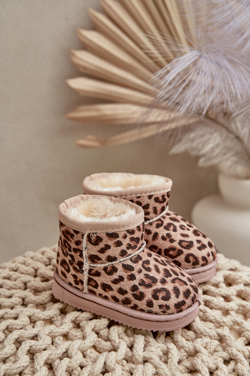 Children's Snow Boots Botki Insulated Beige Nallita