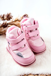 Insulated Snow Boots Zipper Pink Hesiera