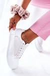 Women's Sneakers On Platform White Honey
