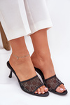 Decorated High Heels Black Ennoriel
