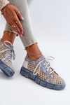 Women's Leather Shoes Maciejka 05850-06 Blue
