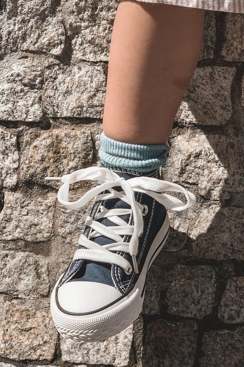 Kids' High Sneakers Navy Blue Filemon