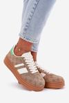 Low Platform Sneakers Khaki Ovivene