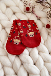 Children's Christmas Socks Reindeers Cosas Red-Green
