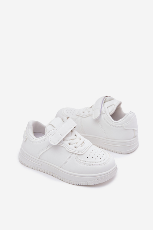 Children's Sports Shoes Made Of Eco Leather White Liora