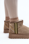 Women's Snow Boots With Platform Padded Green Lomessa