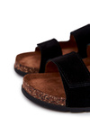 Men's Velcro flip-flops Big Star JJ176001 Black