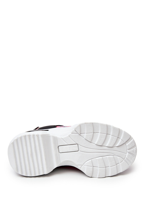 Buty Sportowe Wiązane Wężowe Czarne Gabbie