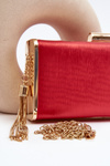 Small Formal Bag with Fringe Chionon Red