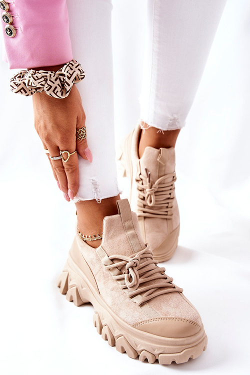 Women’s Sport Shoes Sneakers Beige Miles