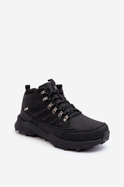 Sneakersy Ocieplane Męskie Czarne Big Star MM174156