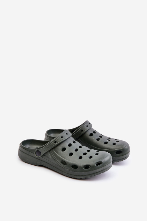 Men's Sandals Slippers For Garden Pool Dark Green