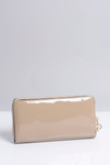 Large Women's Beige Lacquered Nobo Wallet