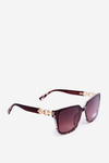 Women's Sunglasses With Decorative Details UV400 Brown