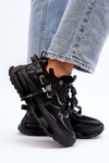 Sneakersy Damskie Czarne GOE NN2N4040