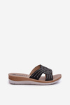 Comfortable Women's Flip-Flops with Zircons Inblu BV000037 Black
