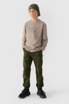 Boys Jogger Casual Pants Plain 4F Khaki 4FJWMM00TTROM0812-43S