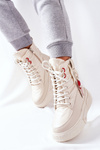 Women's Snow Boots Beige Cascia