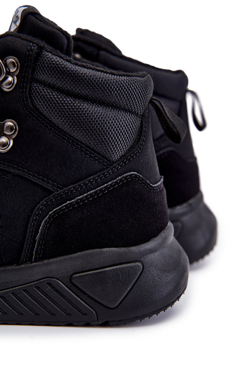 Men's Boots Trekking Warm Boots Lee Cooper LCJ-22-31-1457 Black