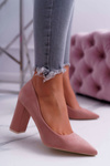 Women's Stiletto pumps Suede Pink Clarina