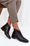 Women's ankle boots with delicate heels black Elvienne