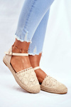 Women's Espadrilles On Platform Beige Vienna
