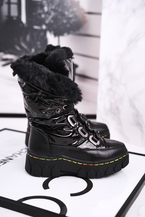 Children's Snow Boot Warm Black Turismo